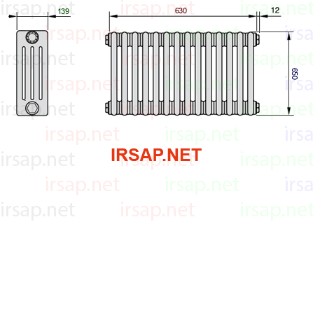 Радиатор IRSAP Tesi 40650/14 T23 CL 01